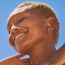 dm black Woman close-up