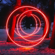 circles & snow