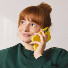 Young woman on phone