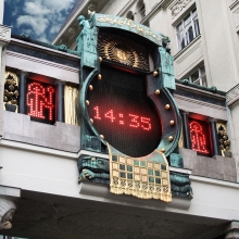 anker uhr "der zeit voraus"